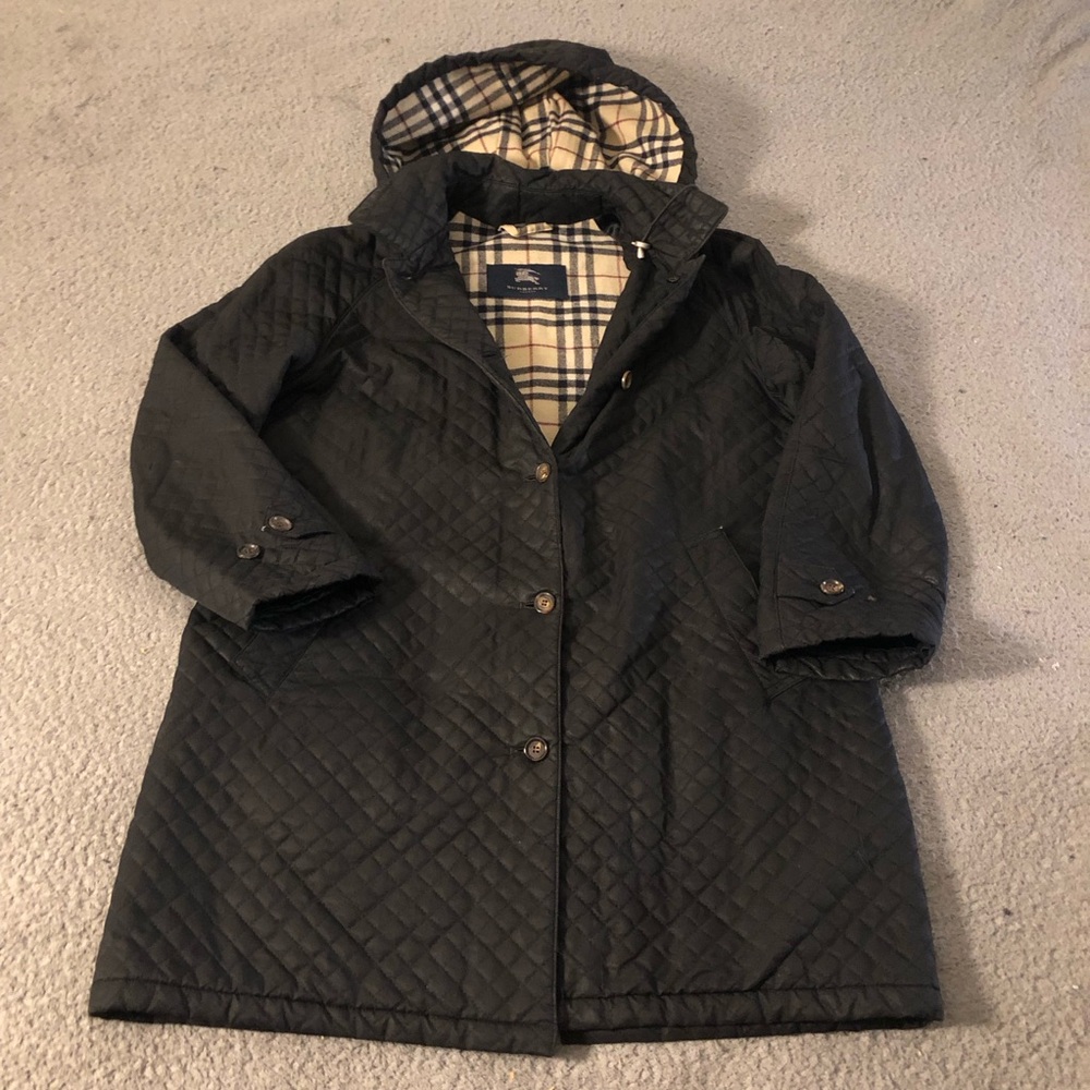 🔥🔥Burberry Coat Black Hooded